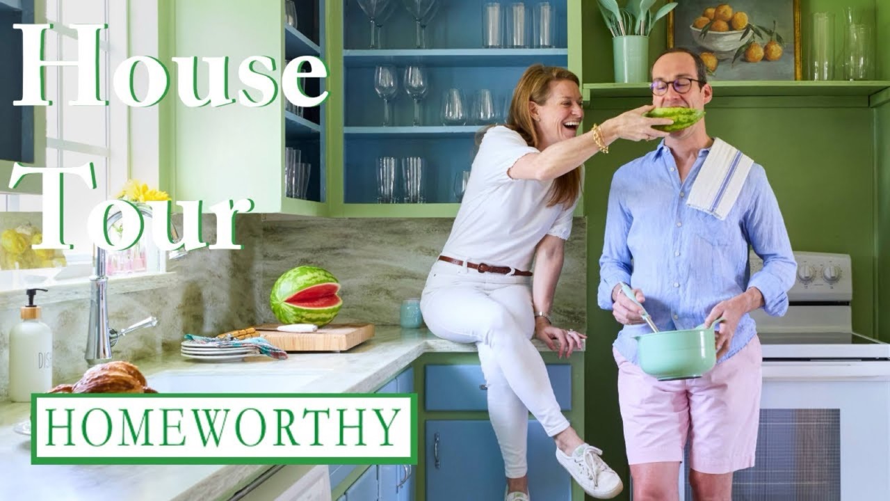 Homeworthy, A Colorful and Chic Home in Palm Beach